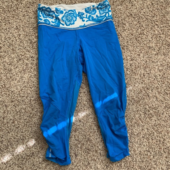 lululemon athletica Pants - Lululemon blue leggings